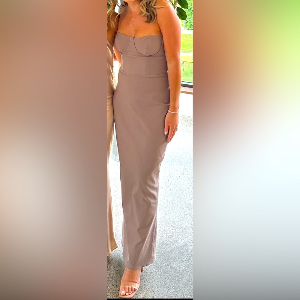 House of CB Strapless Maxi Dress